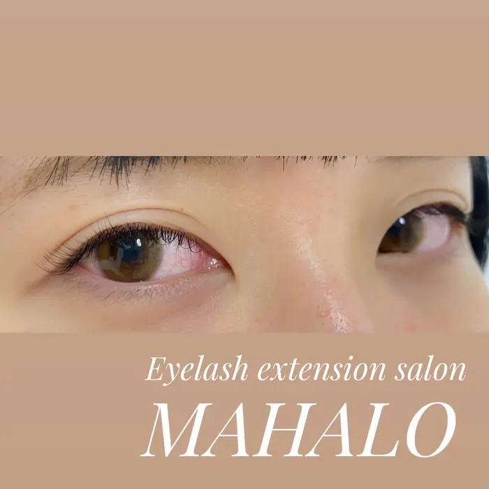 フラットラッシュ100本 ナチュラルデザイン Cカール 9mm まつげエクステ専門店 Mahalo所属 Mahalo 𓆉マハロのマツエクデザイン ミニモ