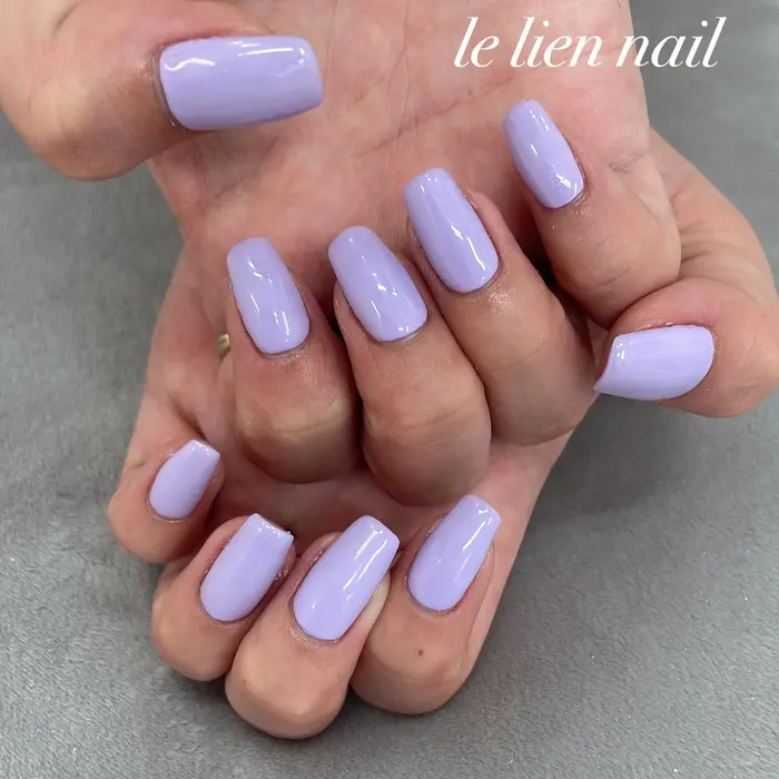 Leliennail川崎 川崎ネイルサロン ワンカラーネイル スクエアネイル オリジナルカラー ラ Le Lien Nail所属 Le Lien Nailのネイルデザイン ミニモ