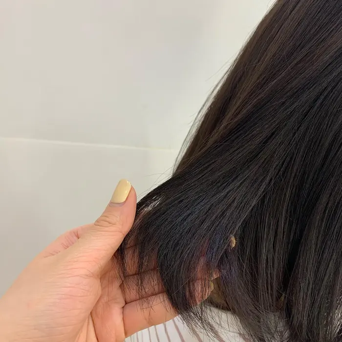 グレーブラウン 黒っぽいけど黒じゃない深めのグレーブラウン 色落ちでショコラブラウンになりま Blue Faces赤羽店所属 佐藤 亜紀のヘアカタログ ミニモ