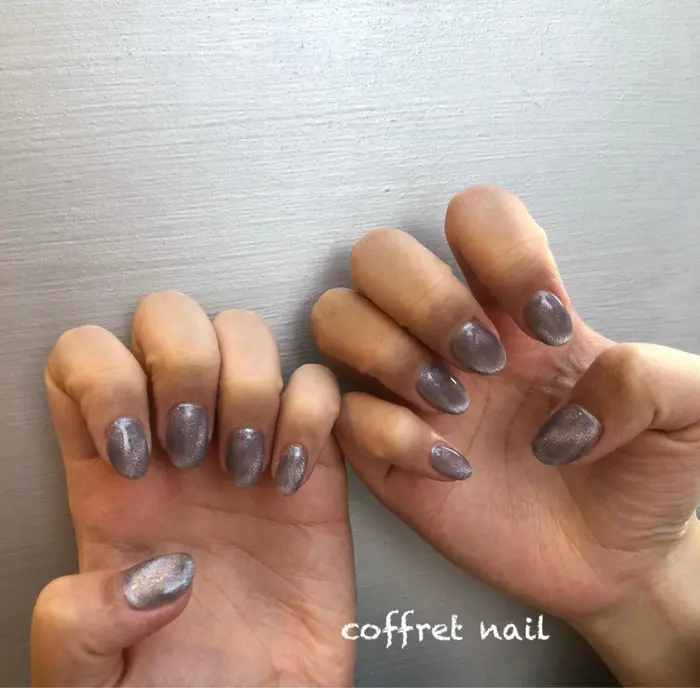 ネイル フットネイル ワンカラー ジェルネイル ニュアンスネイル クリアネイル ト Coffret 今里店 美容院ブレス今里店 店内 所属 ネイリスト 土橋 由季のネイルデザイン ミニモ