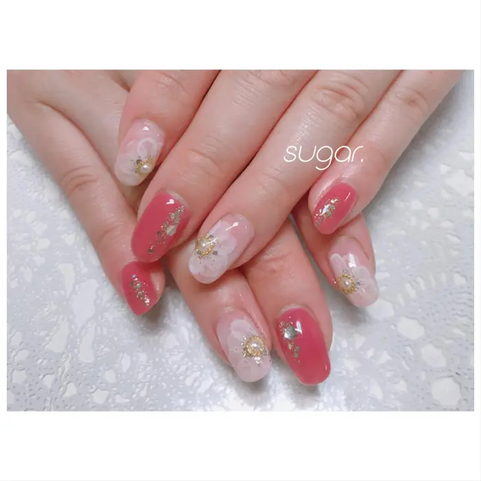 たらし込みアート アクリル絵の具 元町ネイルサロン 神戸 ネイル好きな人と繋がりたい ネ シュガープラムス ネイル所属 Sugarplums Hirotaのネイルデザイン ミニモ