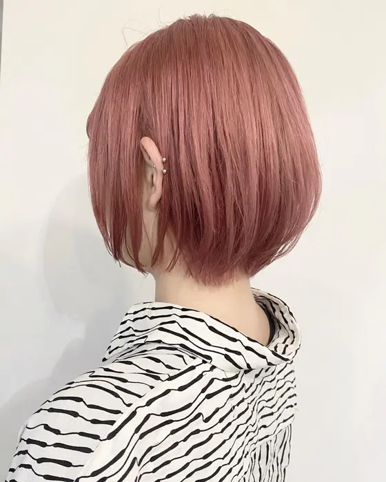 ピンク ショートボブ Hamlets所属 Misato のヘアカタログ ミニモ ピンク ショートボブ Hamlets所属 Misato のヘアカタログ ミニモ