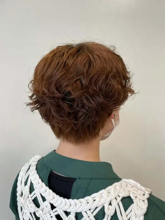 ショートのパーマ人気です セットが楽になります 動きが出るのでボリュームが出にくい方にもオスス Affection 大曽根店所属 長谷川 瑠菜のヘアカタログ ミニモ