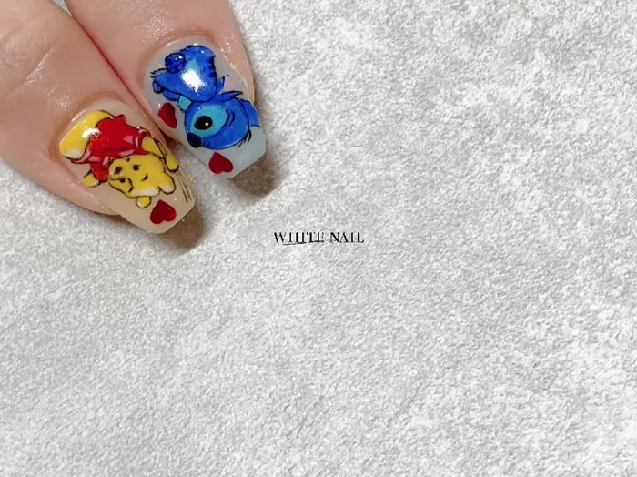 ❤︎商品説明必読!!スティッチネイルパーツ❤︎