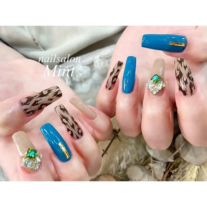 人気デザインです ネイルサロンmint所属 Nailsalon Mintのネイルデザイン ミニモ