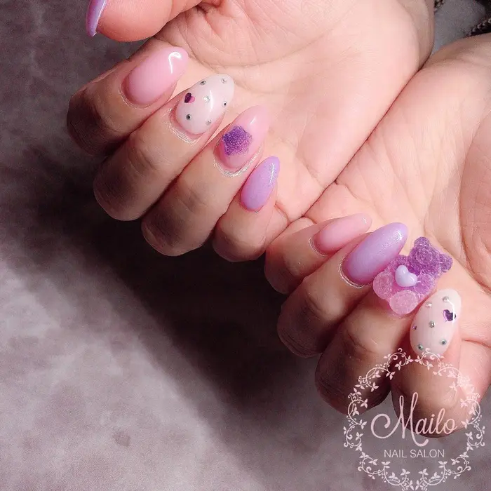 グミネイルバーツは有料です Nail Eyelash Salon Mailo 池袋店所属 Mailo 諏訪のネイル デザイン ミニモ