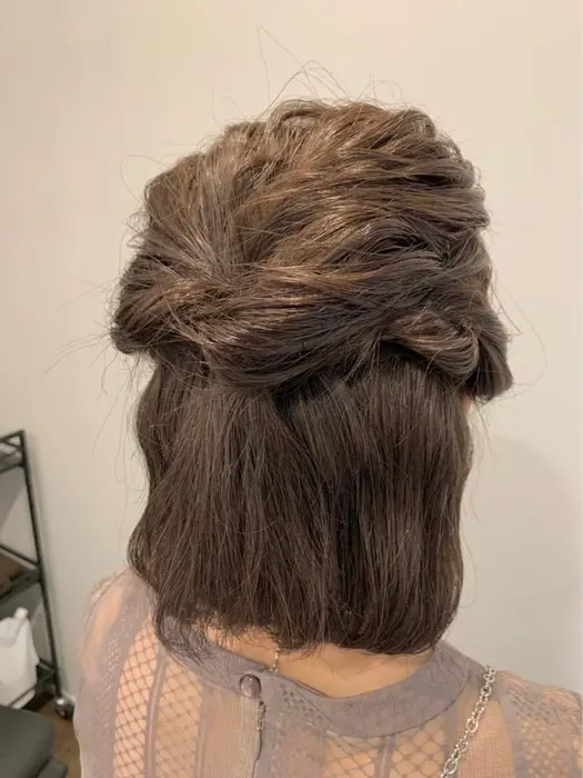 シンプルハーフアップ Hair Room所属 Mio Yuyama のヘアカタログ ミニモ