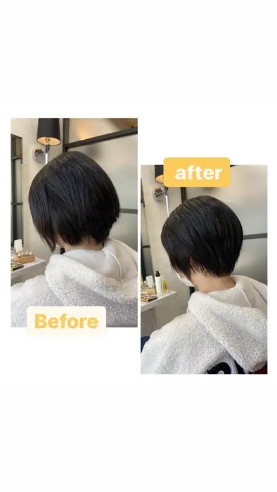 癖毛のショートヘアー Tocca Emanon吉祥寺所属 学生限定メニュー豊富 O Hyeのヘアカタログ ミニモ