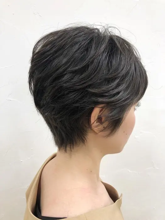 ショート ハンサムショート 黒髪ショート Ash亀戸店所属 大杉 直樹のヘアカタログ ミニモ