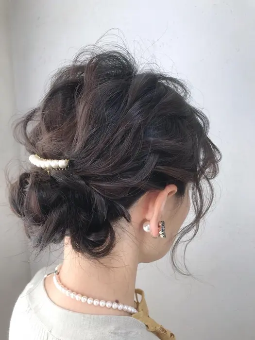 ふわふわシニョンヘアセット Agir Hair 上野店所属 店長 山本昌貴のヘアカタログ ミニモ ふわふわシニョンヘアセット Agir Hair 上野店所属 店長 山本昌貴のヘアカタログ ミニモ