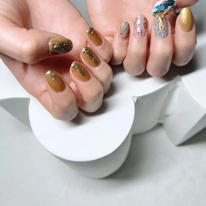 清澄白河ネイルサロン プライベートネイルサロン ミスティカルジェム 清澄白河 徒 清澄白河 Mystical Gem所属 ミスティカルジェム 清澄白河のネイルデザイン ミニモ