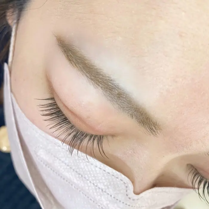 カラーフラットラッシュ180本 原宿 渋谷 表参道 Eyedol原宿所属 Rune 原宿 のマツエクデザイン ミニモ