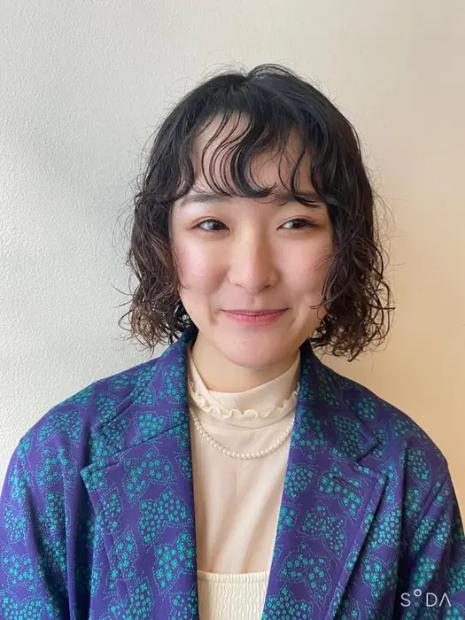 ニュアンスパーマ くるくるパーマ アンニュイパーマ Bottoms所属 アンニュイ パーマ Yuukiのヘアカタログ ミニモ