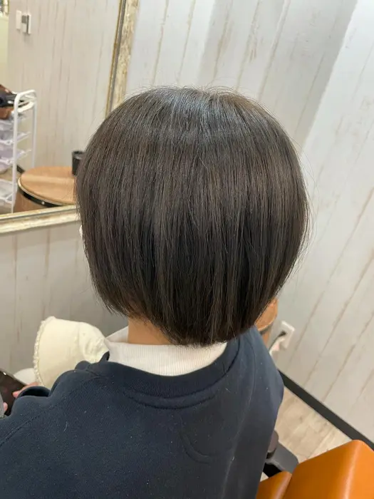 ボブ ショート グレージュ ブルージュ Oahu所属 メンズホワイトカラー 推し Yuuka のヘアカタログ ミニモ