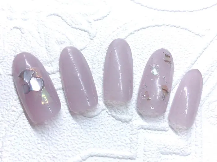 大人ニュアンスネイル Eyelash Nail Noi所属 笹塚ネイルサロン Noiのネイルデザイン ミニモ