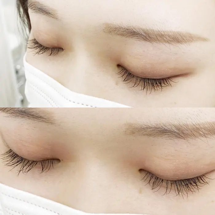 自まつげに馴染みやすいエクステを使っています Grancieux青葉台店所属 久保田 奈那のマツエクデザイン ミニモ