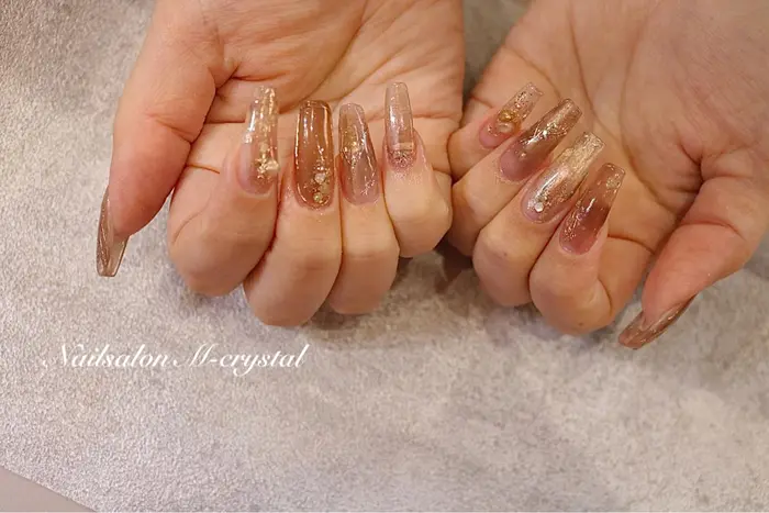 茨木市ネイルサロン 茨木市ジェルネイル ネイルサロンエムクリスタル エムクリスタル エムク Nailsalonm Crystal所属 Nailsalon M Crystalのネイルデザイン ミニモ