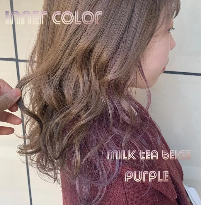 インナーカラー Jyunesu 表参道店所属 トップスタイリスト 米持冬花のヘアカタログ ミニモ