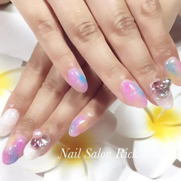 ネイル ネイルデザイン 埼玉ネイルスクール 大人ネイル 埼玉ネイルサロン 草加ネイルサロン 越 ネイルサロン リック所属 ネイルサロン リックのネイル デザイン ミニモ