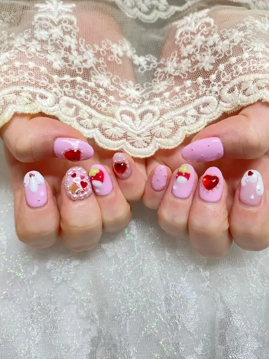 渋谷ネイル 渋谷ネイルサロン ネイル キャラクターネイル 3dネイル スカルプネイル Pomynail 渋谷店所属 Pomynail渋谷 Nakoのネイルデザイン ミニモ