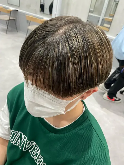 シースルー メッシュ 所属 メンズカット 梅田 茶屋町中村 樹希亜のヘアカタログ ミニモ