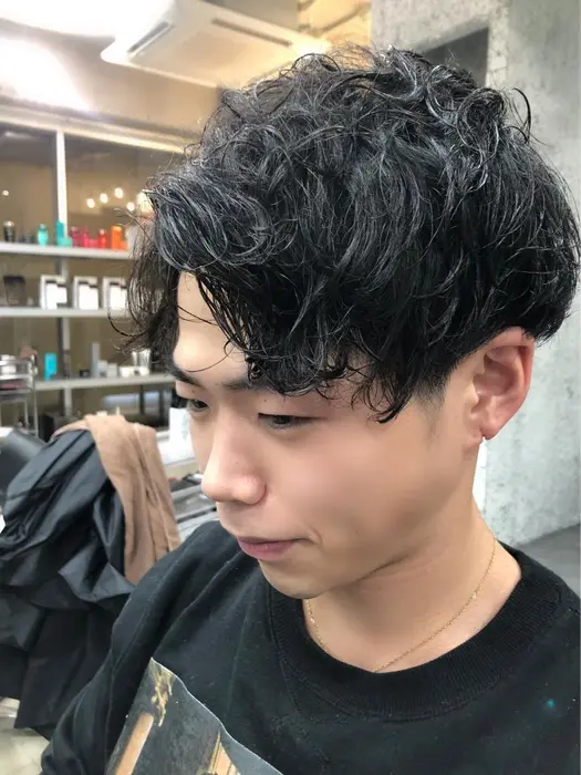 ミニモ モデル カット 刈り上げ 無造作パーマ ショート ショートマッシュ マッシュ By Fifth所属 Men Sスタイル Mihoのヘアカタログ ミニモ
