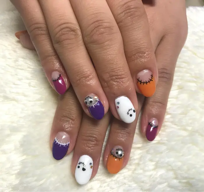 ハロウィンネイル Sirius シリウス 所属 Sirius 妙蓮寺 瀬川佳織のネイルデザイン ミニモ