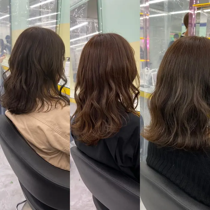 黒髪の方はブリーチなしダブルカラー 明るめの方はワンカラーでできます ブリーチなしカラー ミル Will所属 ハイトーンカラー Aotoのヘアカタログ ミニモ