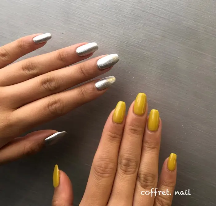 ネイル フットネイル ワンカラー ジェルネイル ニュアンスネイル クリアネイル ト Coffret 今里店 美容院ブレス今里店 店内 所属 ネイリスト 土橋 由季のネイルデザイン ミニモ