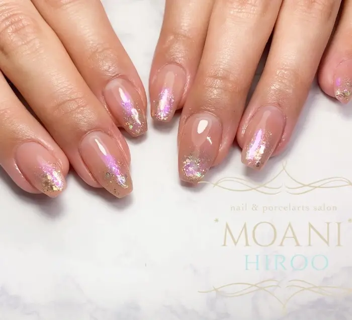 春ネイル 広尾フィルインネイル リピ率no 1 パーフェクトフィルイン とは 折れない Moani Hiroo 広尾駅前店所属 みこがみ あんずのネイルデザイン ミニモ