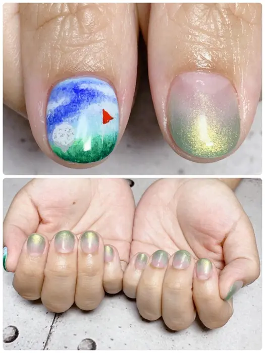 ゴルフネイル ネイルサロン M3所属 自宅サロン M3のネイルデザイン ミニモ