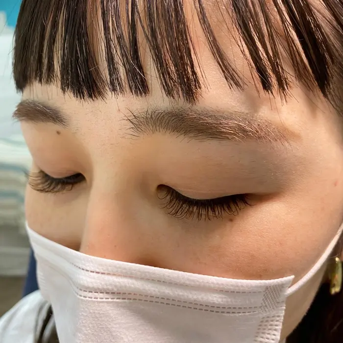 カラー カーキブラウン ブラウン 100本 Eyevy恵比寿店所属 Eyevy 恵比寿店 曹 ソウ のマツエクデザイン ミニモ