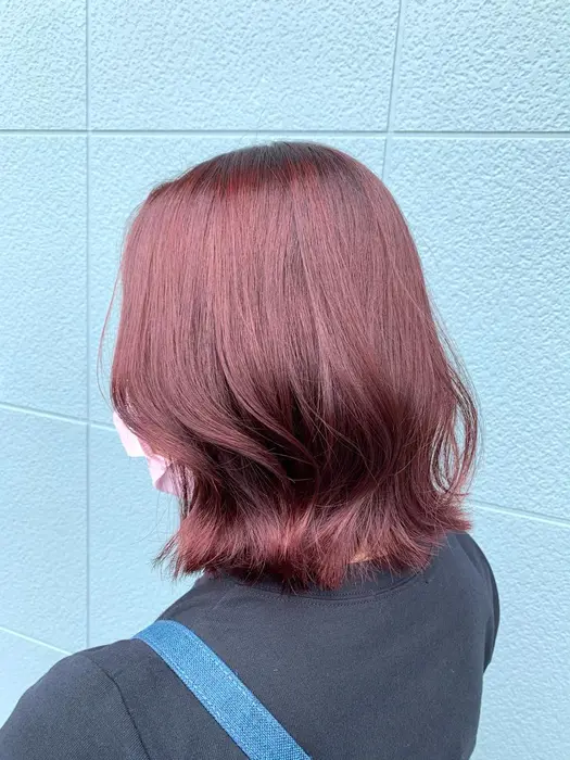 ワンカラーでも色味ここまで出せます モーブピンク Hair Design Salon Swag所属 Swag Risaのヘアカタログ ミニモ