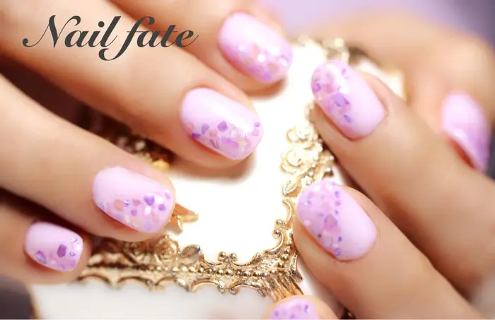 ラベンダーシェルのジェルネイル 十条 ネイルサロンフェイト 東京都北区 Nail ネイルサロン ネイルサロン フェイト所属 サロン フェイト 清水の ネイルデザイン ミニモ