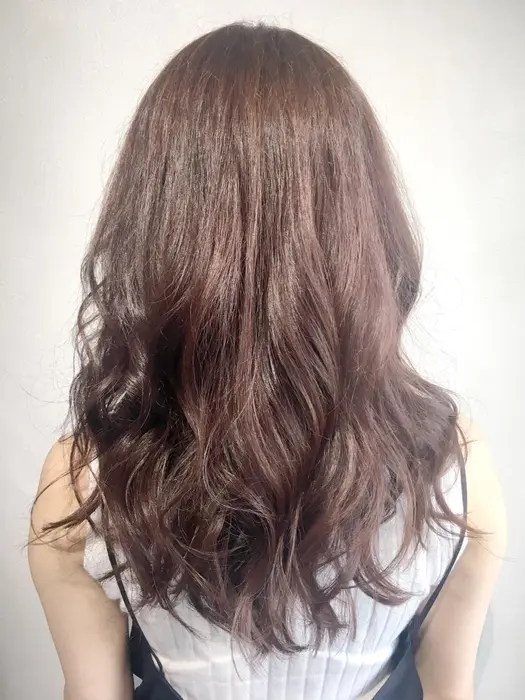 スモーキーピンク スロウカラー Hairsalon Link所属 Hairsalon Linkのヘアカタログ ミニモ