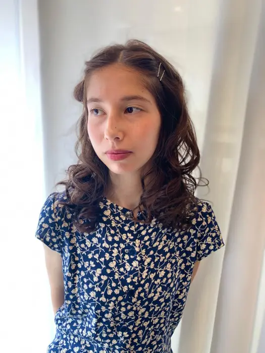 パーマをかけるだけで、ヘアアレンジも簡単になりますよ