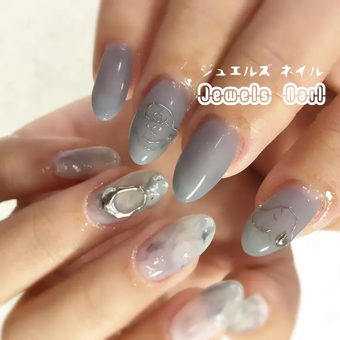 ワイヤーアート スヌーピー チャーリーブラウン やり放題コース Jewels Nail所属 ジュエルズ ネイル 店長のネイル デザイン ミニモ