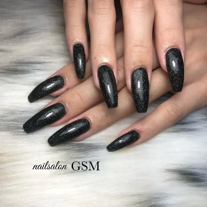 ブラックラメ Instagram Gsm Nail322 Gsm所属 Nail Salon Gsmのネイル デザイン ミニモ