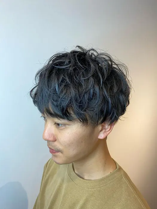 束感ショートマッシュスタイルです To You所属 メンズ特化パーマ 刈り上げマッシュ渡部のヘアカタログ ミニモ