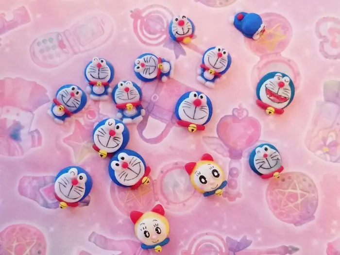 ３dオーダー ドラえもん 全身 ２０００ 顔のみ １５００ Menail所属 Menail スタッフのネイルデザイン ミニモ