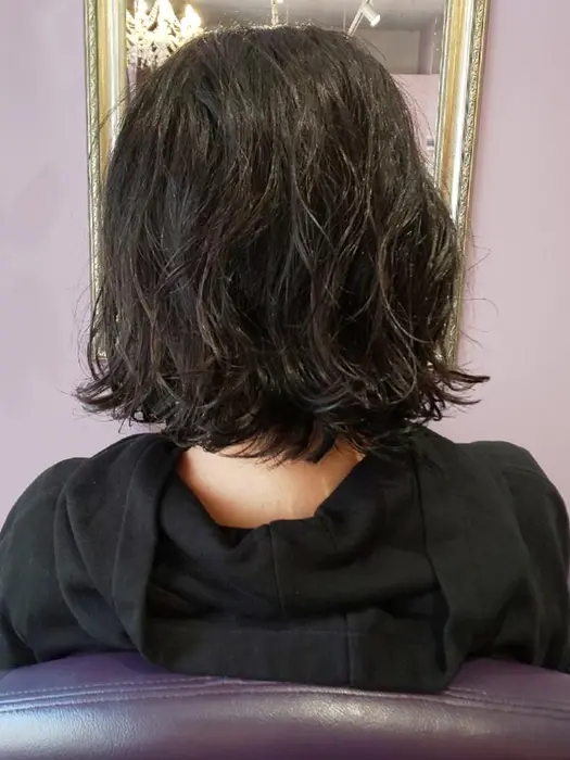 After 98 トリートメント成分でパーマをかけるからとってもダメージレス カラーリングもダ Salon De Rejouir所属 浜中 千晴 のマツエクデザイン ミニモ