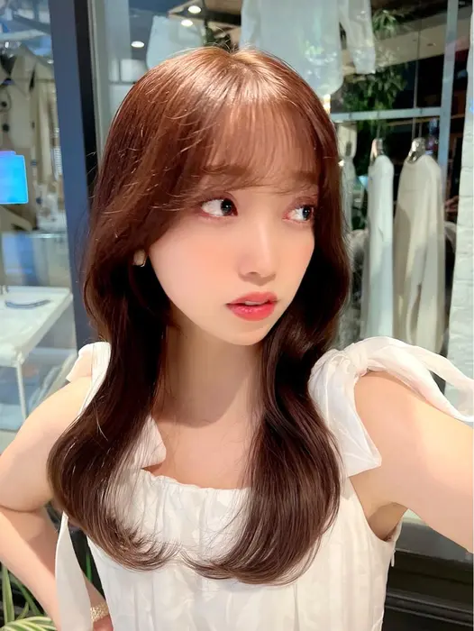 韓国ヘア天使の艶トリートメント 韓国 韓国ヘア 2way前髪 2wayバング 髪質改 Afloat Ruvua所属 韓国風ヘア ワンホン神田の ヘアカタログ ミニモ