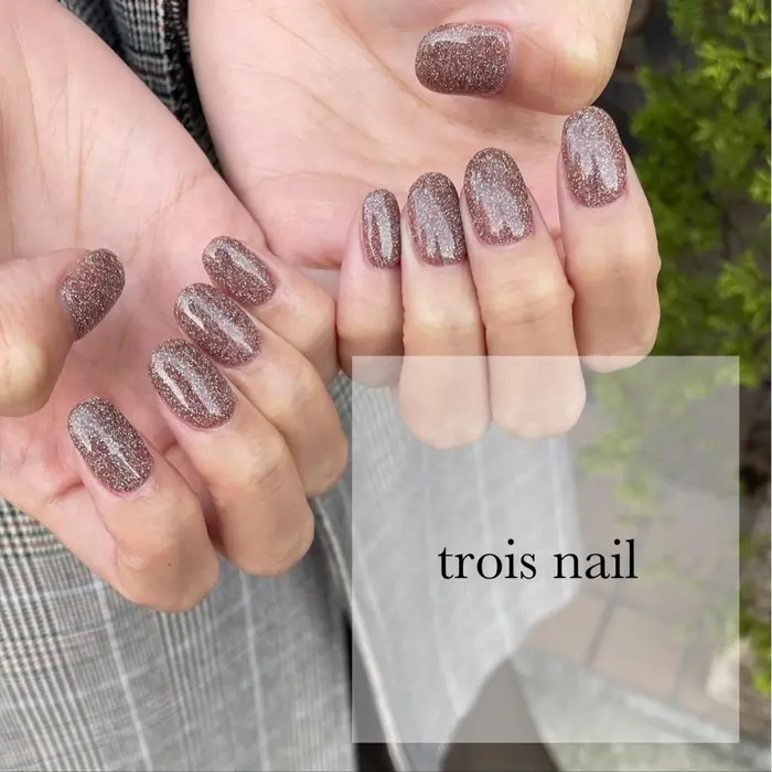 ケア込み 新規オフ無料 ハードジェルオフ 長さだし 亀裂補強は別料金 ハードジェルオフ3500円 Trois Nail所属 錦糸町 ニュアンス Trois Nailのネイルデザイン ミニモ