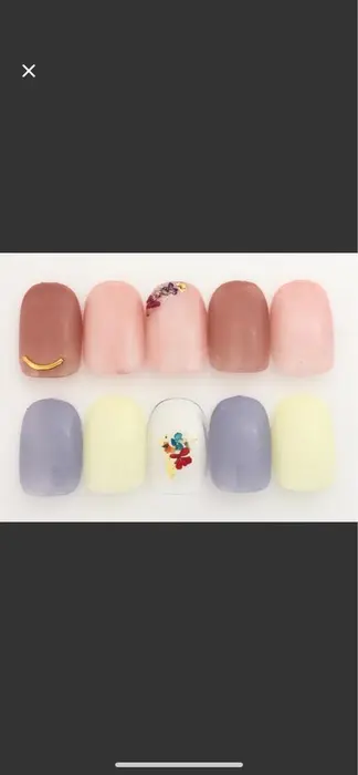 Aコース Sopoca Lon くずは店所属 無料モデル募集 ソポカロン中井のネイルデザイン ミニモ