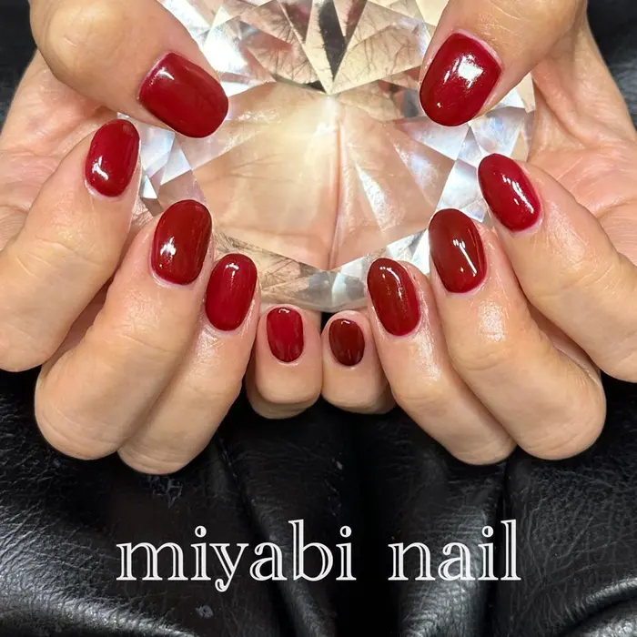 ボルドー シンプルワンカラー 秋ネイル 美爪 美甲 ネイル ボルドーネイル シンプ 自宅サロン Miyabi Nail所属 Miyabi Nail 桂川駅近くのネイルデザイン ミニモ ボルドー シンプルワンカラー 秋ネイル 美爪 美甲 ネイル ボルドーネイル シンプ 自宅サロン Miyabi Nail所属 Miyabi Nail 桂川駅近くのネイルデザイン ミニモ
