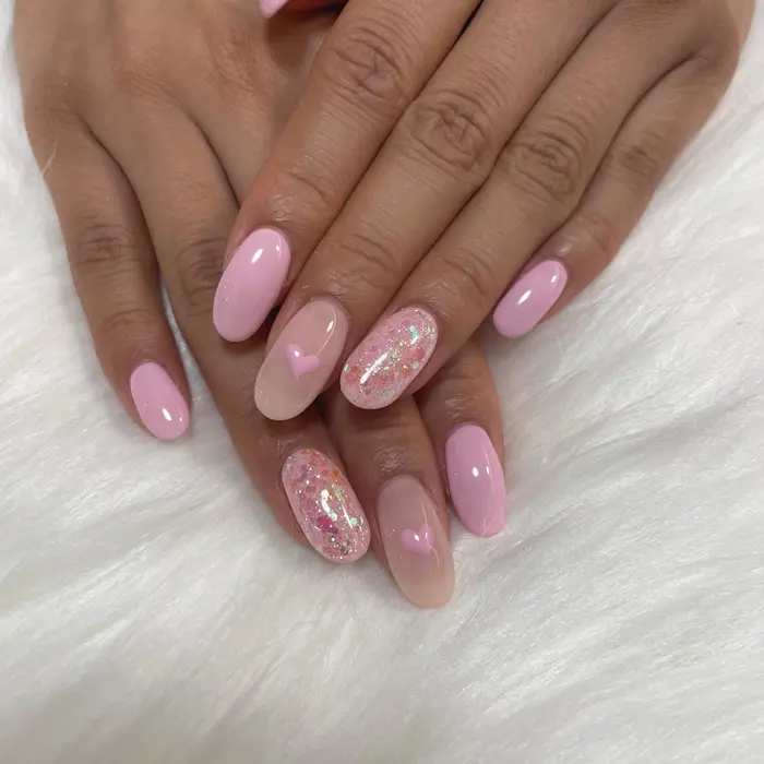 持ち込みデザイン 6 300 ネイル ネイルデザイン ネイルアート ピンクネイル Anail所属 A Nailのネイルデザイン ミニモ