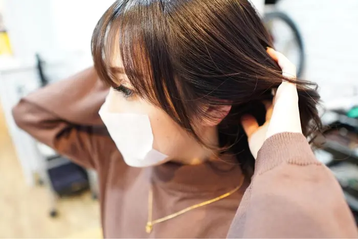 前髪カットも大歓迎です Hair Make Kiki Kobe所属 ヘッドスパ 水素 Kiki Kobeのヘアカタログ ミニモ