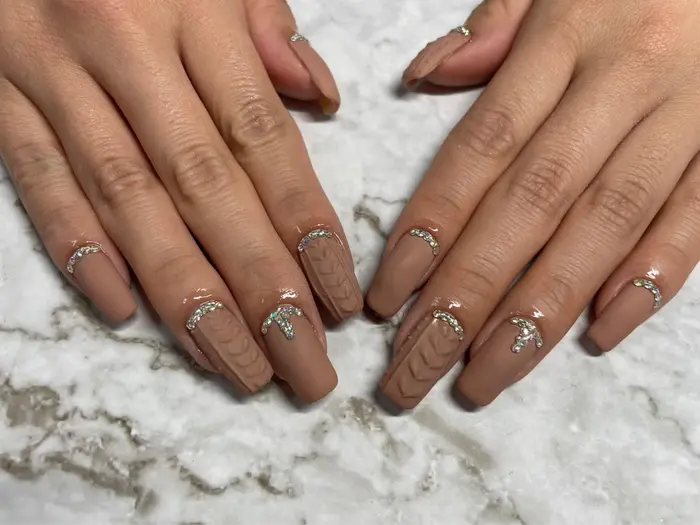 平塚ネイル 韓国ネイル フラッシュネイル ネイルサロン ニュアンスネイル 大人ネイル マグ Teal所属 Nail Tealのネイル デザイン ミニモ