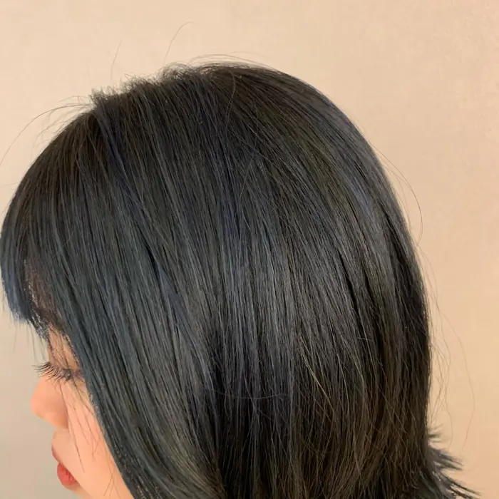 ハイライトブルー 対応するメニュー ハイライト Unopulirl O G所属 石原 亜美のヘアカタログ ミニモ