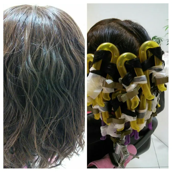 たまには普通のパーマ 丸いロッドで巻くのも飽きたのでuロッドで La Muse所属 山本 高志のヘアカタログ ミニモ